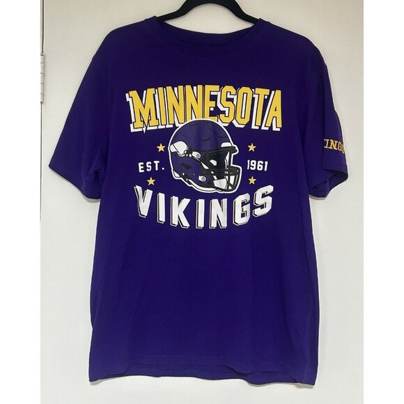 NFL Other - Minnesota Vikings NFL Purple T Shirt Adult Size Large
